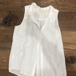 White Anthropologie button up!